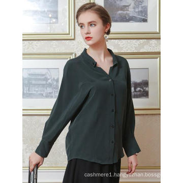 100% Ladies Washed Silk Shirt